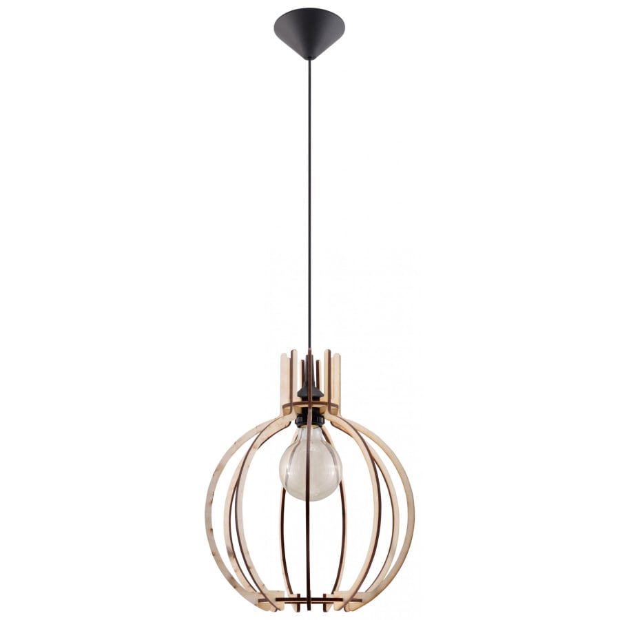 Lampa Wisząca ARANCIA Naturalne Drewno