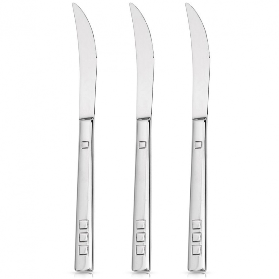 Noże stołowe stalowe harmony 3 el.