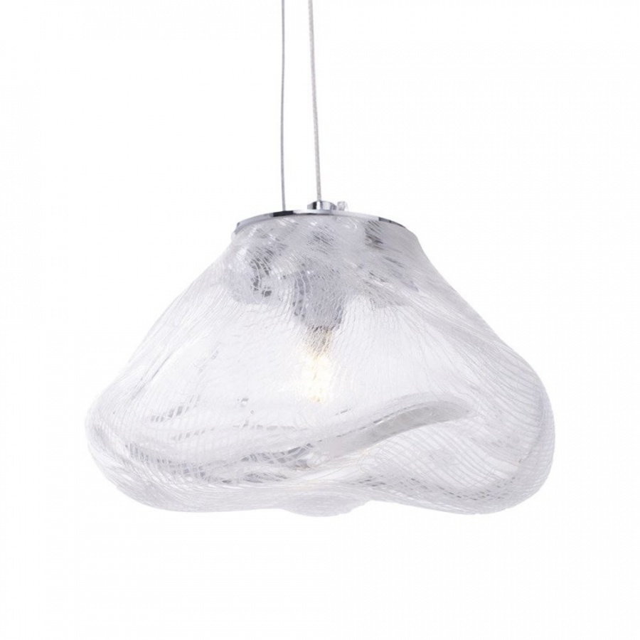 Lampa wisząca icy transparentna 20 cm