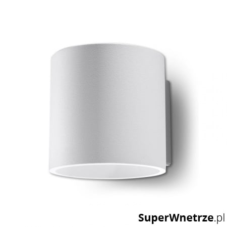 Kinkiet 10x12cm Sollux Lighting Orbis biały