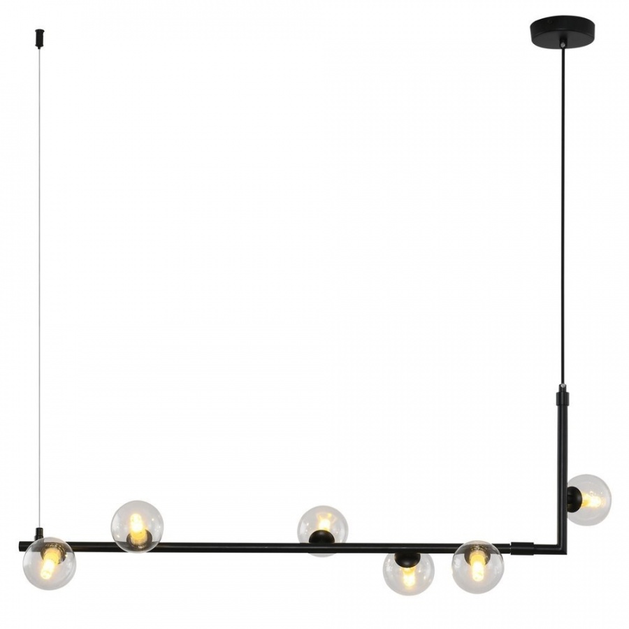 Lampa wisząca simply czarna 90 cm