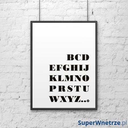 Plakat dekoracyjny 50x70 cm BCD... DekoSign czarny