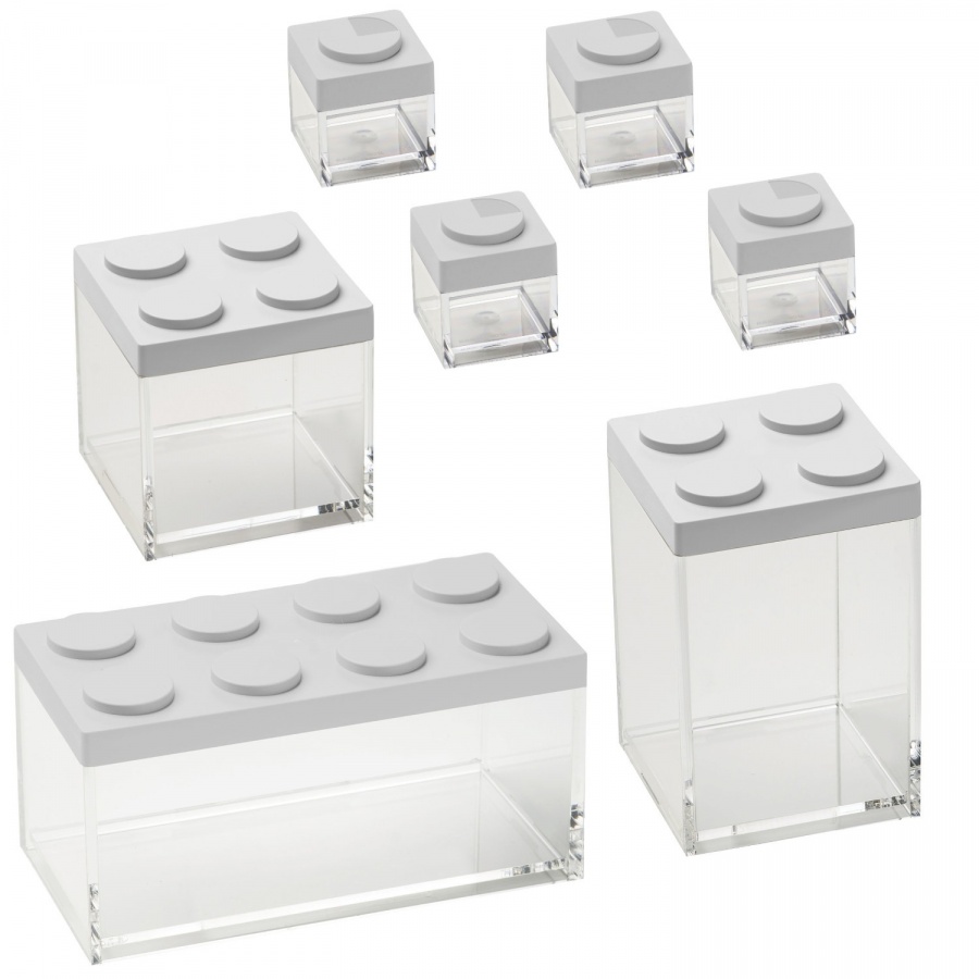 Zestaw pojemników brickstore 7 elementów