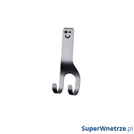 Haczyk na listwę Bisbell podwójny srebrny