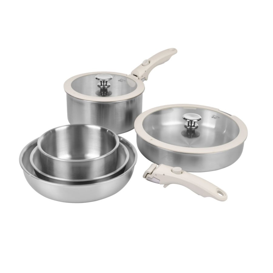 Shiori 撓 Velinna zestaw garnków i patelni indukcja 9 elementów