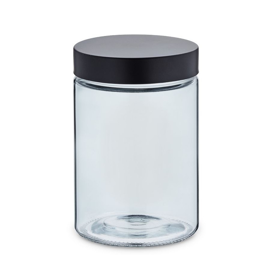 Pojemnik kuchenny, szkło/stal nierdzewna, 1,2 l, śred. 11 x 17 cm