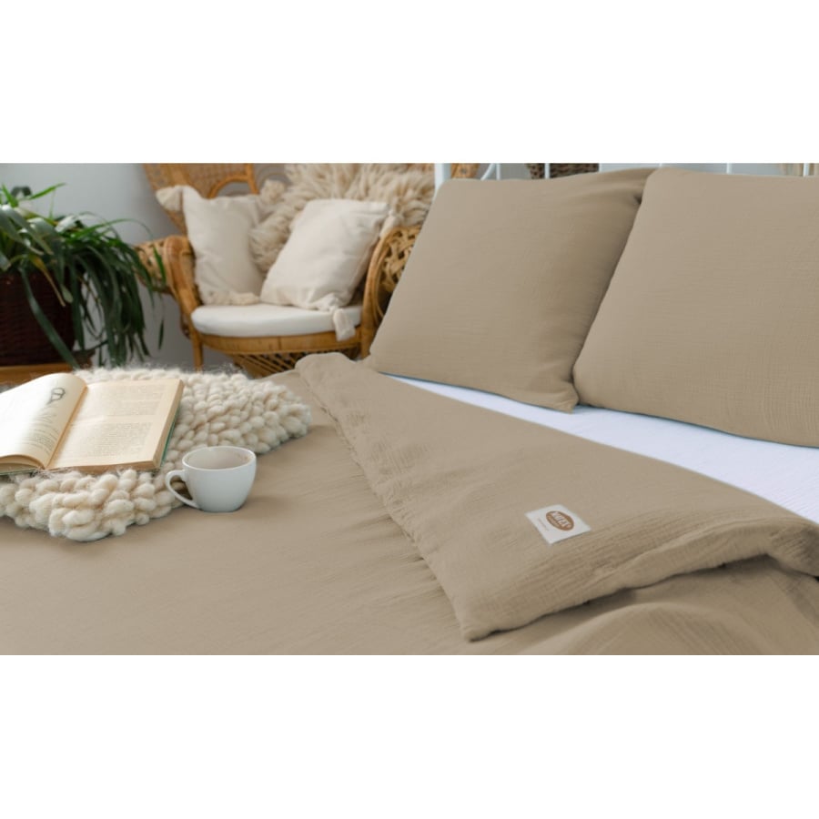 Pościel bawełniana MUŚLINOWA (220x200-1,70x80-2)