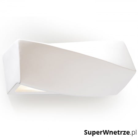 Kinkiet 15x35x12cm Sollux Lighting Sima Mini biały
