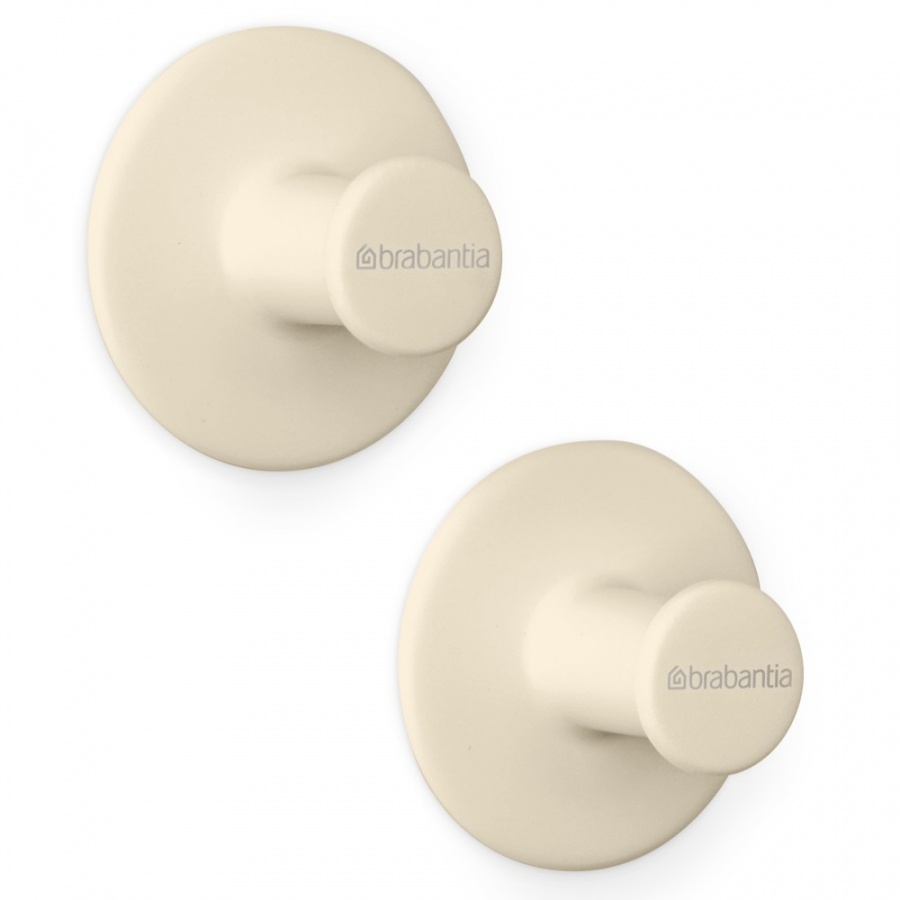 Brabantia 22 37 61 - renew - haczyki na ręcznik 2 sztuki - soft beige