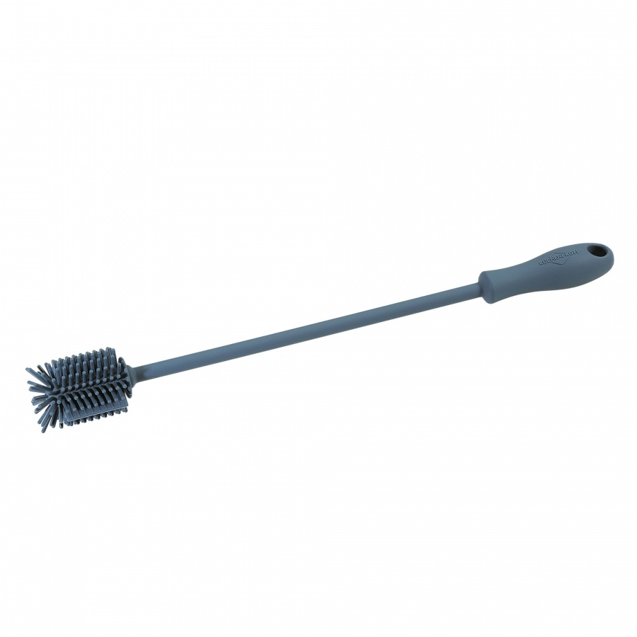 Szczotka do mycia karafek, silikon, 31 cm, niebieska
