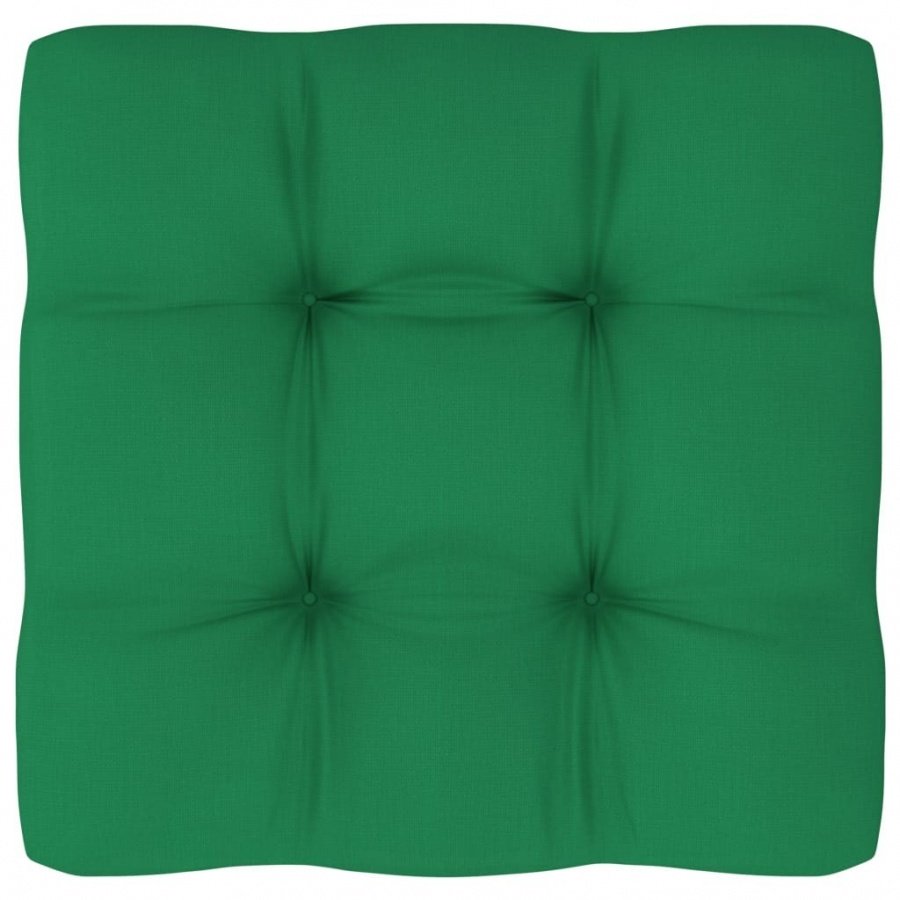 Poduszka na sofę z palet, zielona, 50x50x12 cm