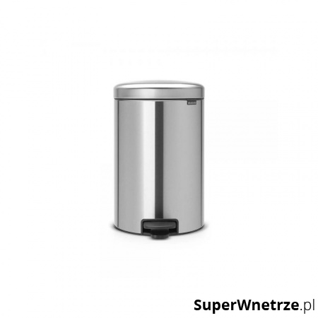 Kosz na śmieci kuchenny pedałowy 20l NewIcon Brabantia stal matowa