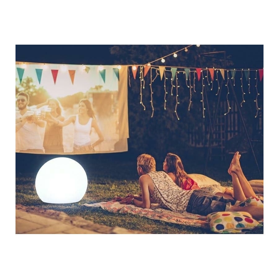 NEW GARDEN lampa ogrodowa BULY 60 CABLE biała