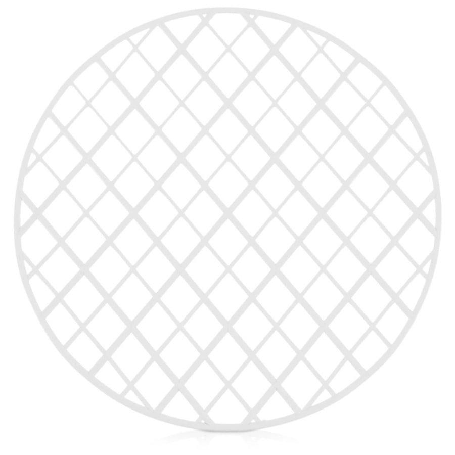 Mata do zlewu okrągła biała 32,5 cm