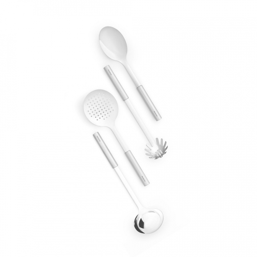 Zestaw kuchenny 4 szt. łyżek stalowych 260148