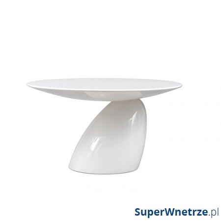 Stolik King Home Fungo Grande biały połysk