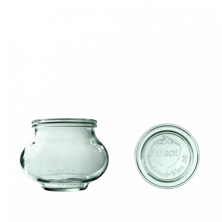 Słoik deco 560 ml z pokrywą - op. 6 szt