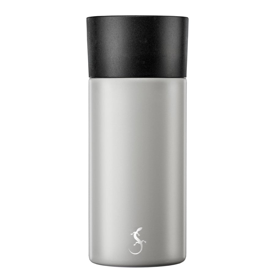 Kubek termiczny, jednoręczny, stalowy, 0,3 l, szary