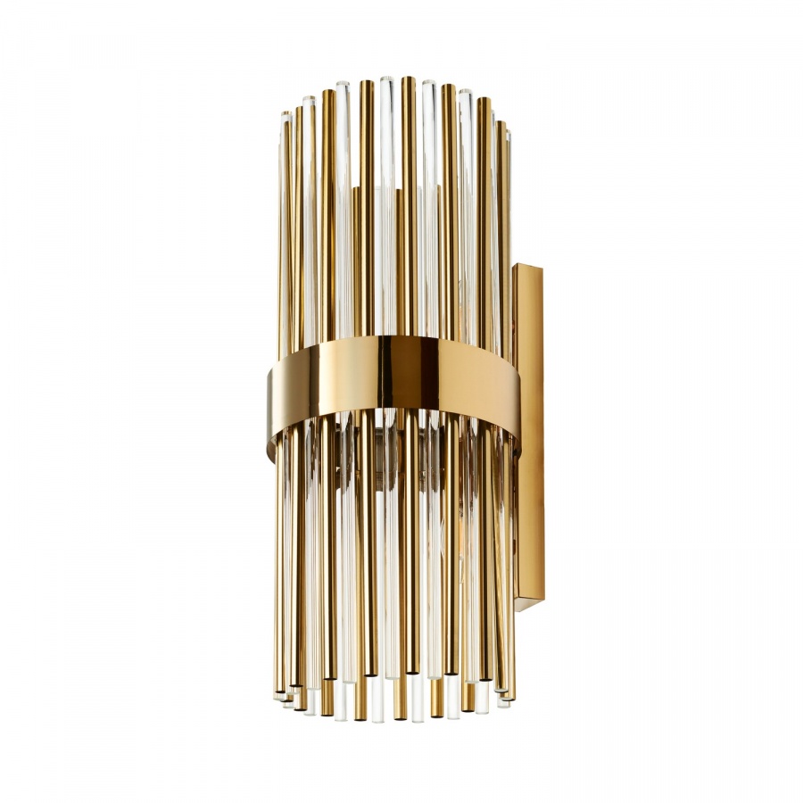 Lampa ścienna lago złota 50 cm