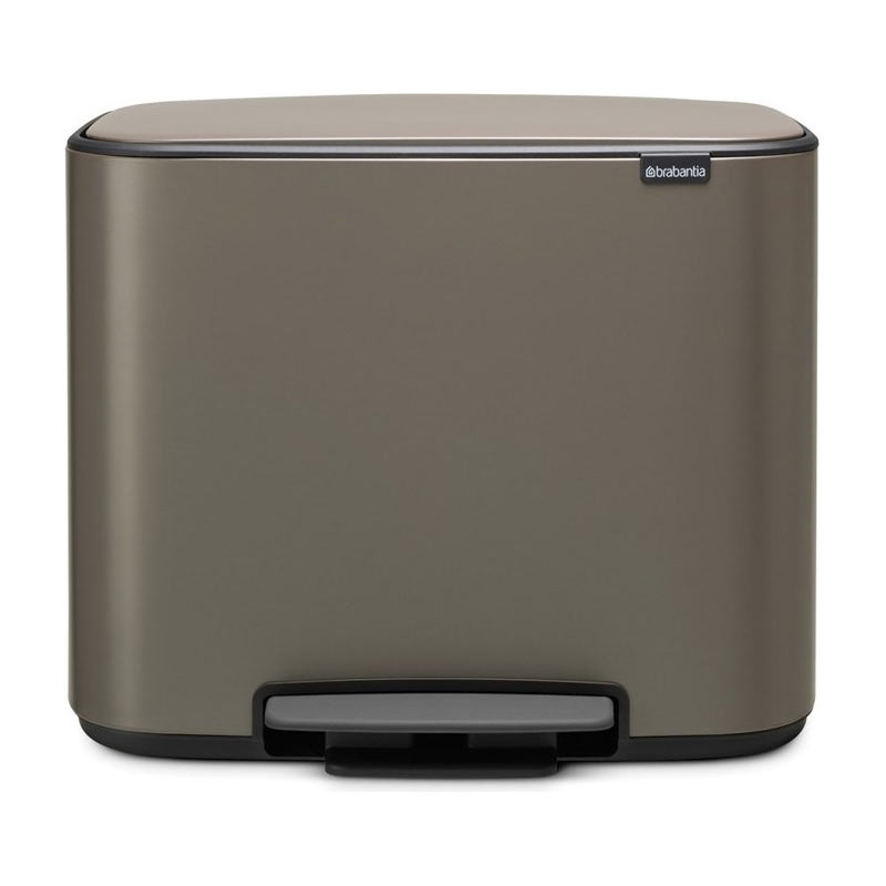Kosz na śmieci kuchenny 36l Brabantia Bo Pedal Bin 1 komora platynowy