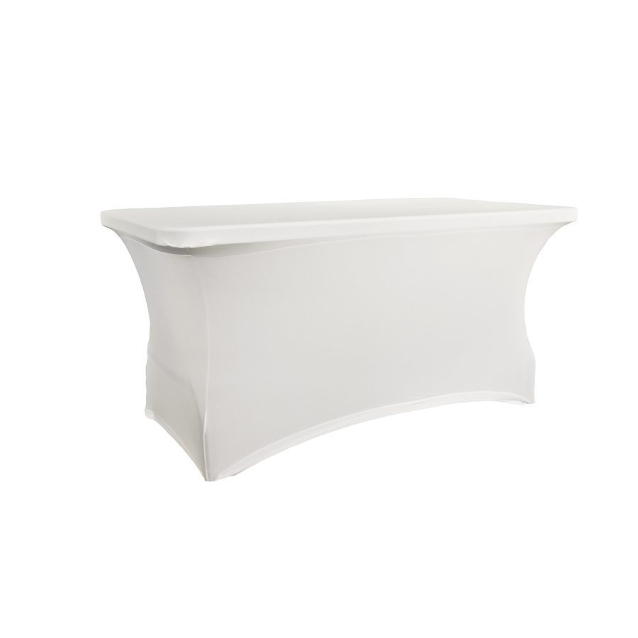 Pokrowiec na stół prostokątny dł. 152,4 cm biały