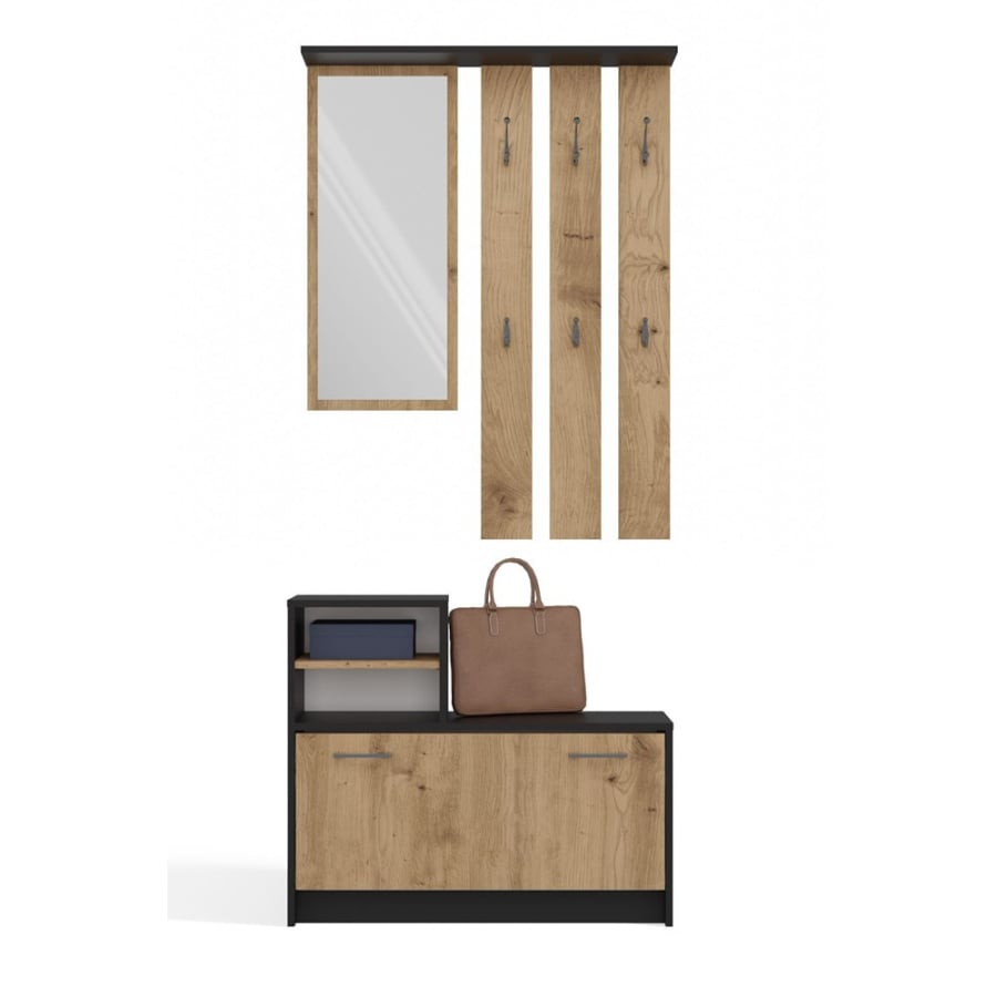 Garderoba Vera VERA ANTRACYT ARTISAN