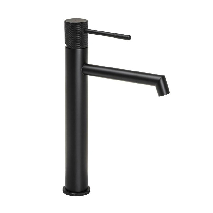 Wysoka bateria umywalkowa czarna kran łazienkowy stojący wysoka loft - yoka