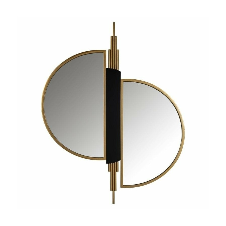 Richmond lustro ścienne adelyn - szczotkowane złoto