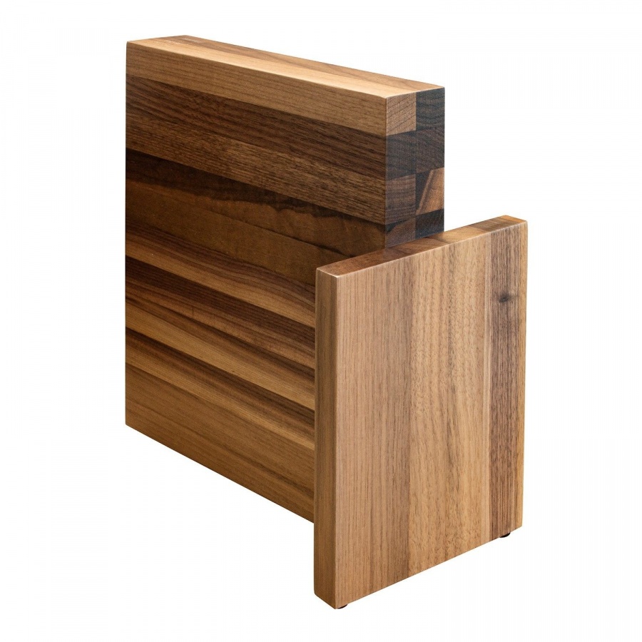 Magnetyczny blok na 10 noży z drewna orzechowego artelegno