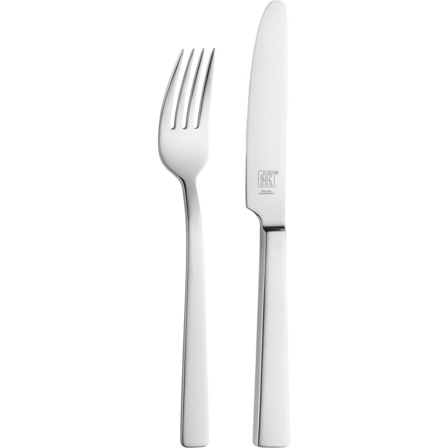 Zestaw: nóż i widelec do deserów