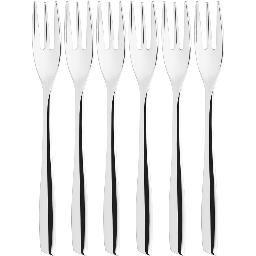 Riviera zestaw 6 widelczyków do ciasta