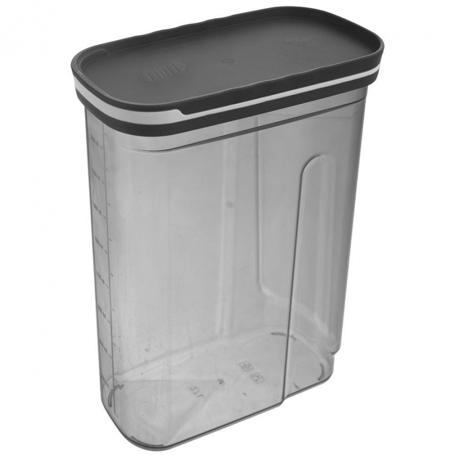 Pojemnik kuchenny na produkty sypkie płatki kasze makaron mąkę cukier z dozownikiem miarką 2,7 l