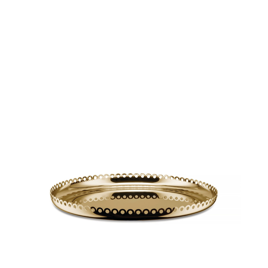 Edges- taca z mosiężną powłoką