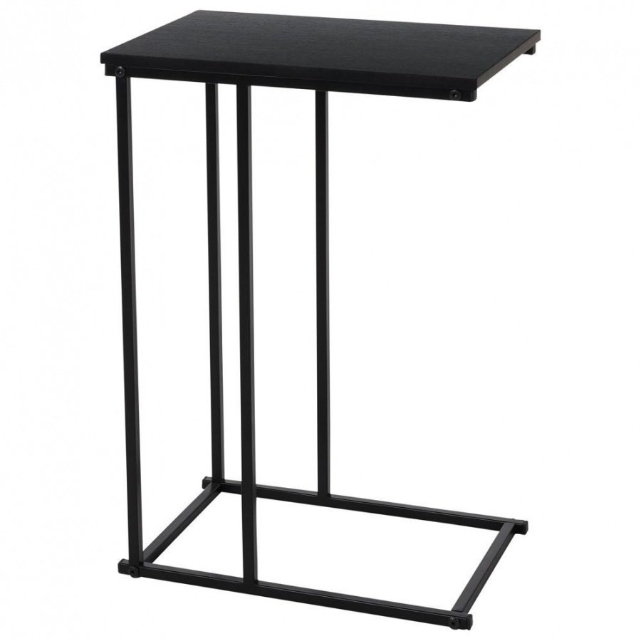 Stolik kawowy metalowy czarny boczny 40x26x58 cm
