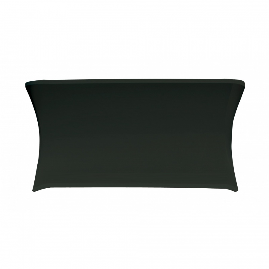 Pokrowiec na stół prostokątny dł. 182,9 cm czarny