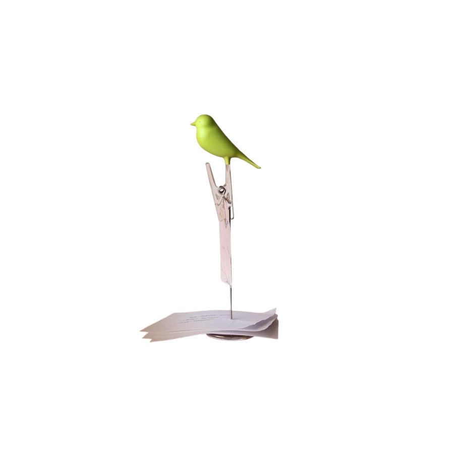 Zawieszka klip wróbelek zielony 10068GN