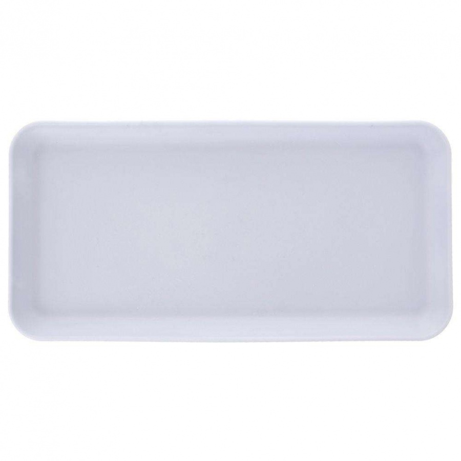 Taca kuchenna do serwowania, prostokątna, 29,5x15 cm, biała