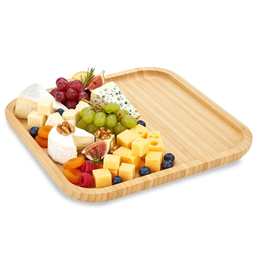 Taca do serwowania drewniana 25x25 cm