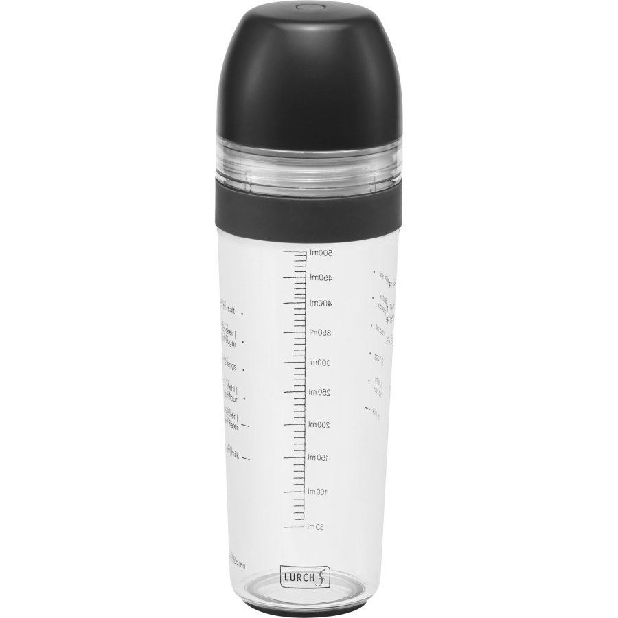 Shaker do ciasta, tworzywo sztuczne, 0,5 l, śred. 8 x 25 cm, szary