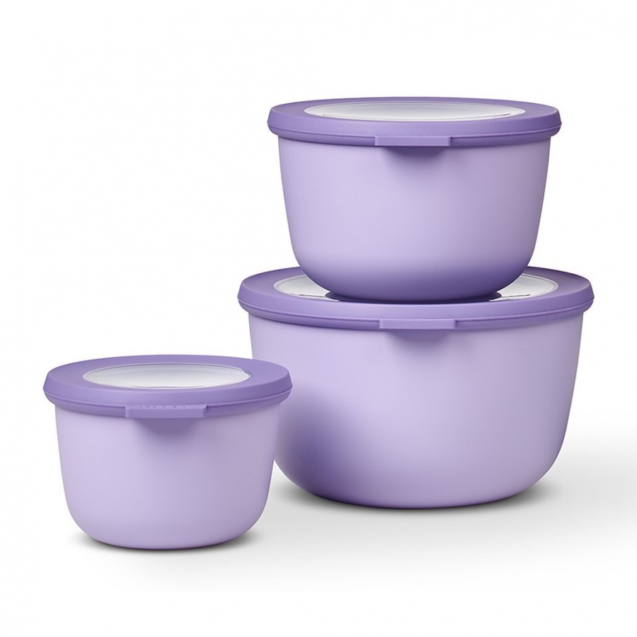 Zestaw 3 misek cirqula okrągła 500 + 1000 + 2000 nordic lilac 106231074600