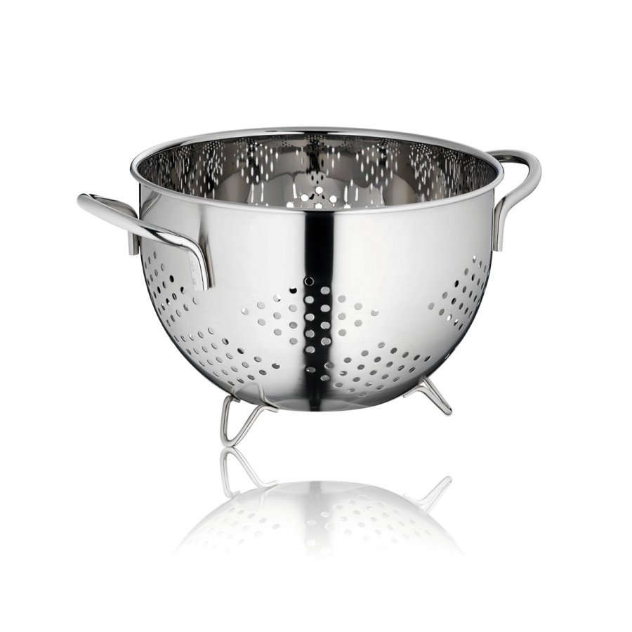 Stalowy durszlak 20x14,5 cm Kela srebrny