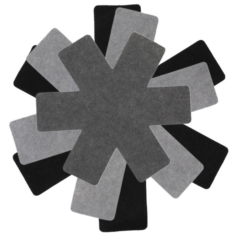 Przekładki ochronne do patelni 6 szt. 38,35,26 cm