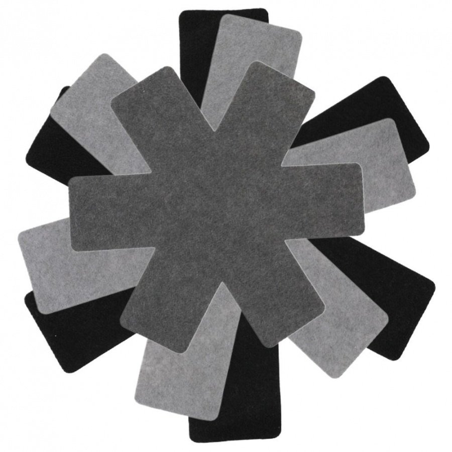 Przekładki ochronne do patelni 6 szt. 38,35,26 cm