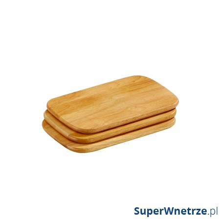 Talerze śniadaniowe 3 szt. Zassenhaus jasne