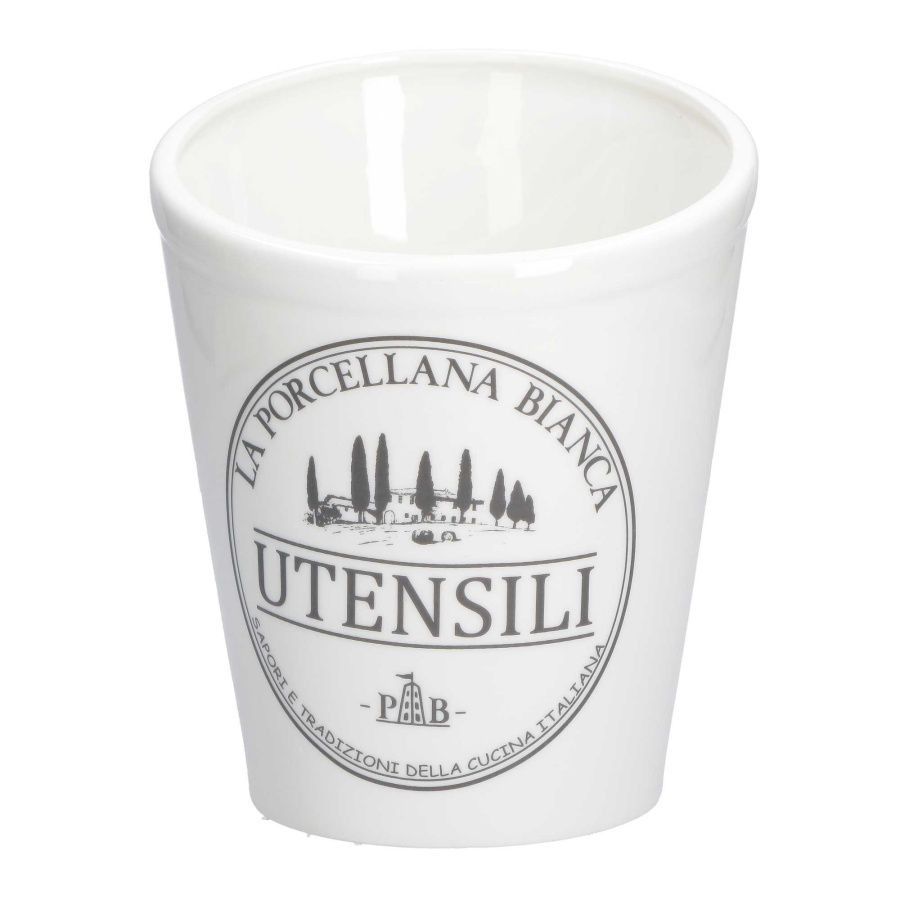 Pojemnik na przybory kuchenne conserva - biały, 18 cm