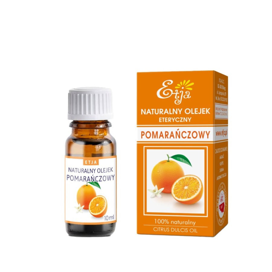 Etja, Olejek Eteryczny Pomarańczowy, 10ml