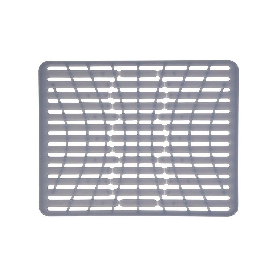 Oxo-mata do zlewu 28x32cm. silikon szara goodgrips