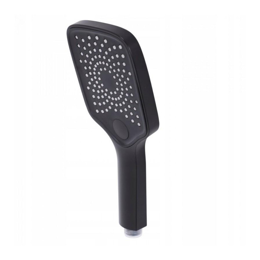 Słuchawka prysznicowa do łazienki 3 stopnie regulacji natryskowa czarna