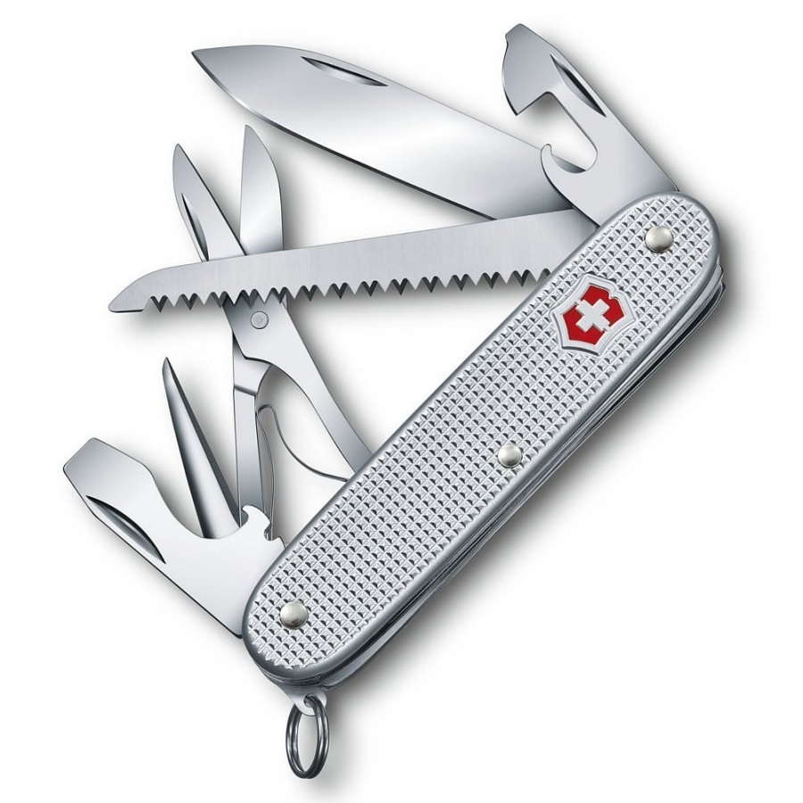 Victorinox - scyzoryk farmer x alox - srebrny