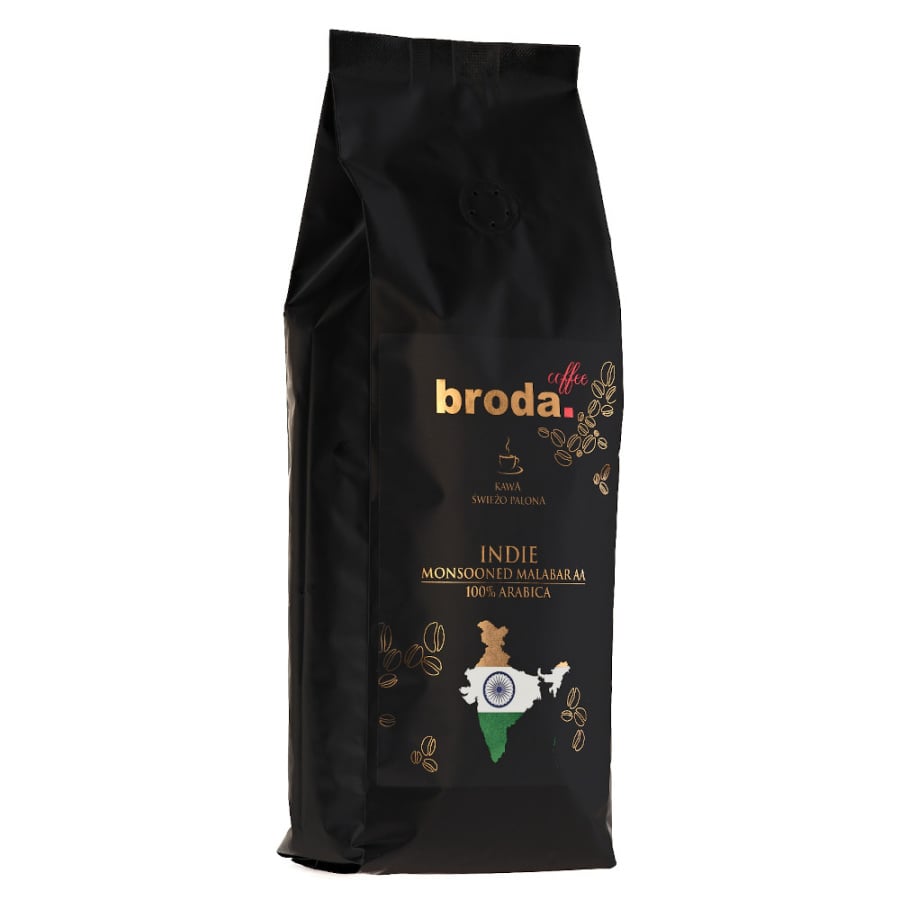 Kawa świeżo palona • INDIE Monsooned Malabar AA 100% Arabica • 250g